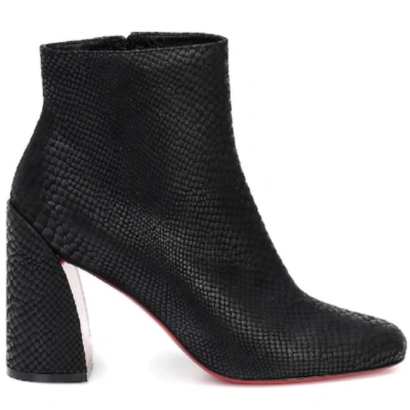Christian Louboutin Turela snake embossed bootie size 38 - Picture 5 of 10